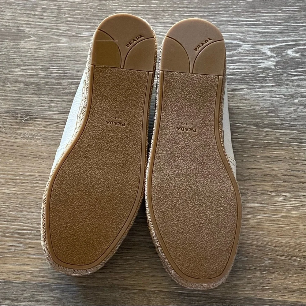 NEW Prada Platform Open Toe Espadrilles